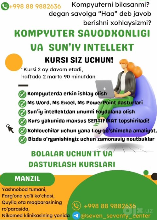 IT va kompyuter kurslari
