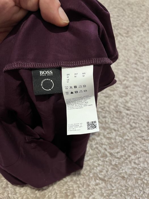 Boss x Porsche Cotton Polo-оригинална мъжка тениска