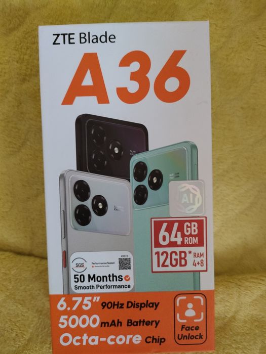 Продаю смартфон ZTE Blade A 36.