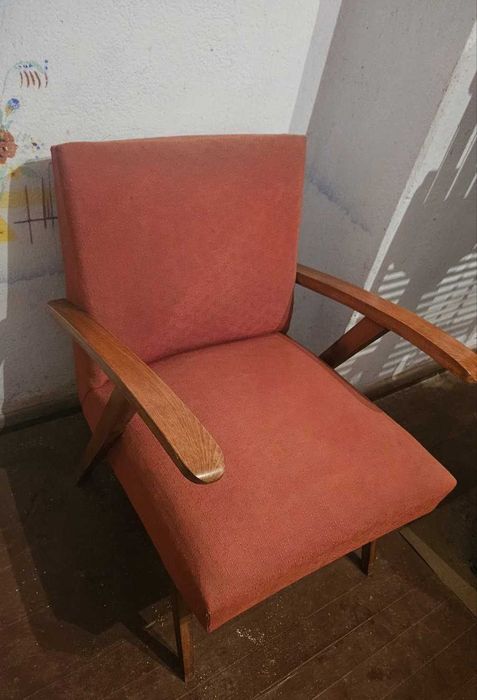 Ретро- стол/ кресло- 2 броя