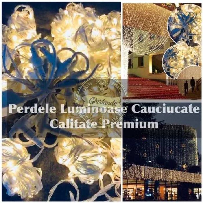 Iluminat festiv Craciun figurine luminoase gigant traversari carosabil
