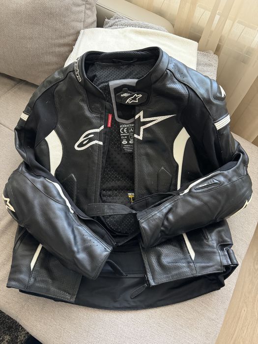 Кожено мото яке Alpinestars Missile tech-air  56