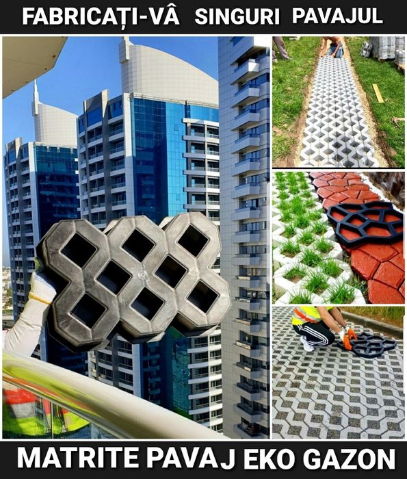 OFERTA DE sezon 4+4 GRATIS matrite pavaj forme pavele constructi dale