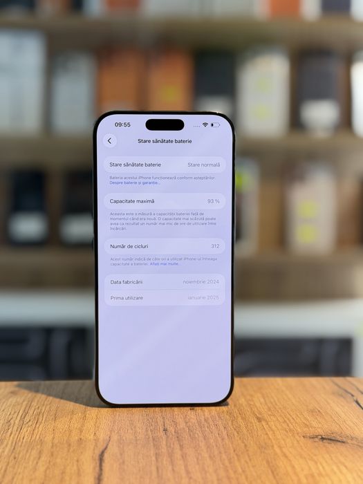 iPhone 16 Pro Max 512Gb Black/Baterie93%/Garantie 12 luni @atsgsm.ro
