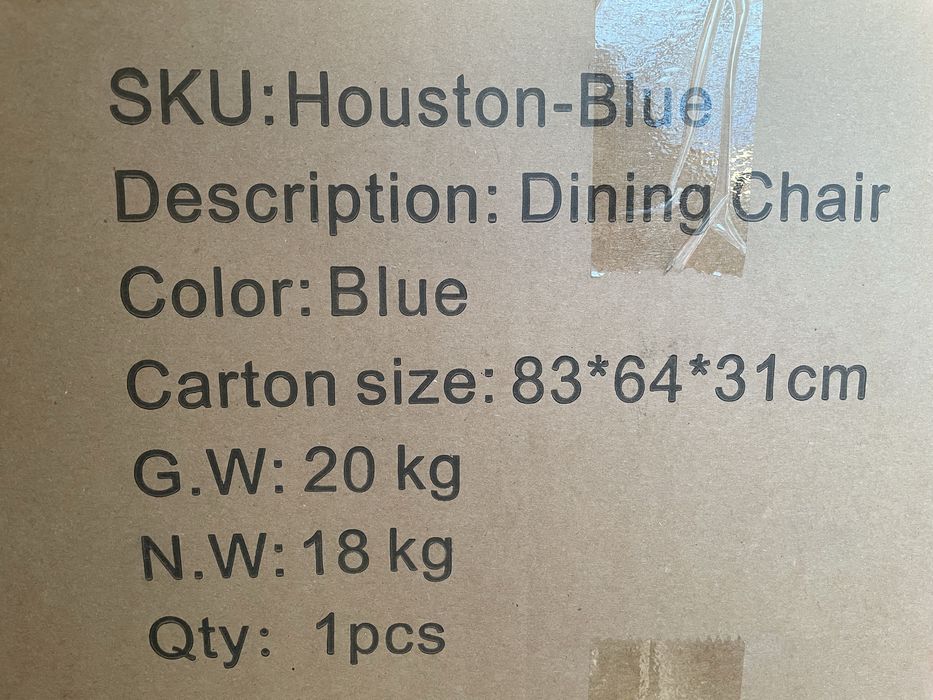 Геймърски стол / офис стол Houston Blue