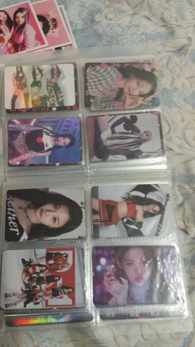 Карточки K-pop группами