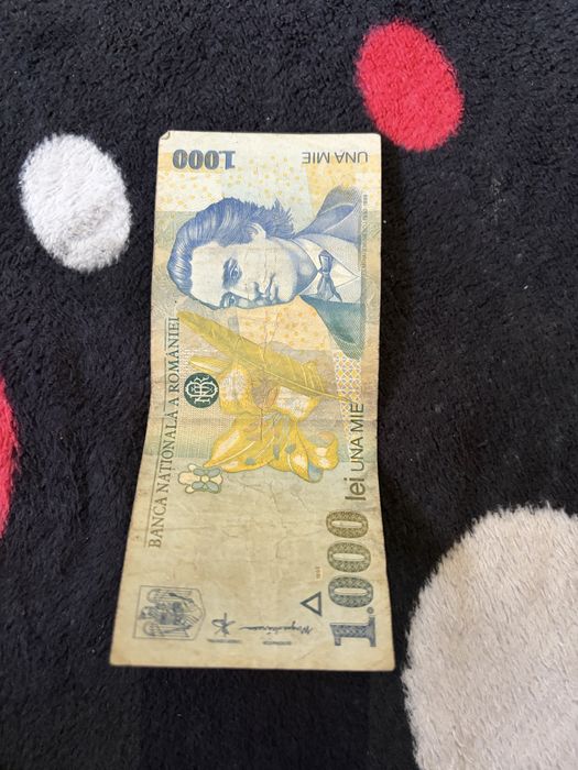 Bacnotă veche 1.000 lei 1996 seria 001B7948907