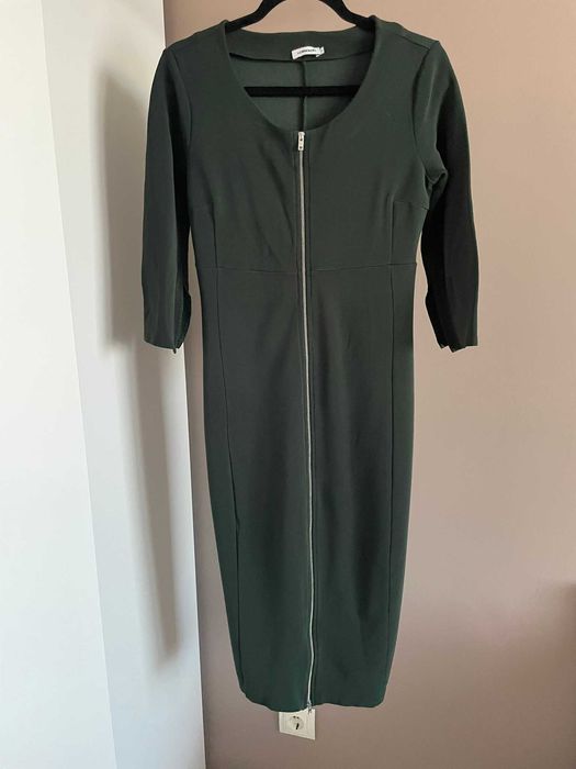 J.Lindeberg Тъмно зелена рокля по тялото, размер S