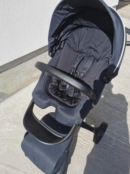 Stokke® Xplory® X + бебешки кош ,  Rich Black с гаранция до 03.2027 година
