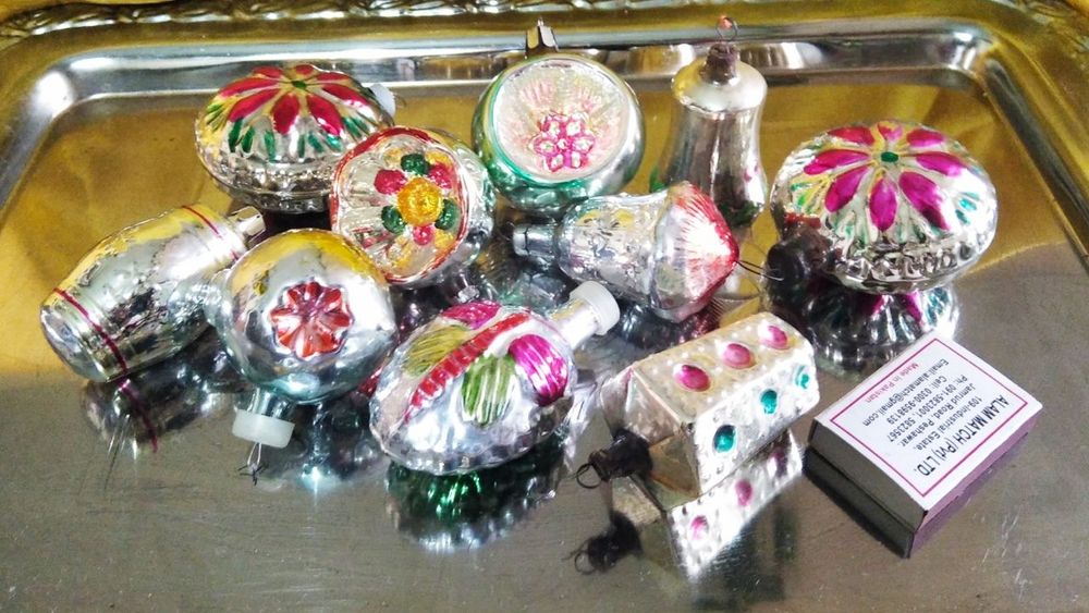 Ёлочные игрушки, стекло