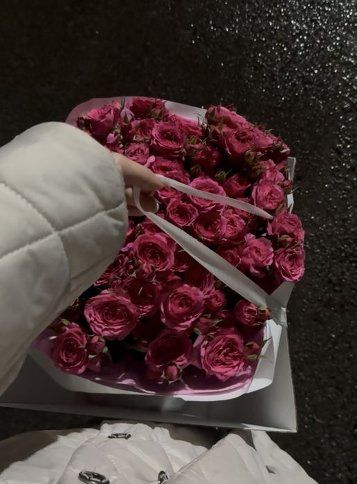 цветы, дарили вчера вечером