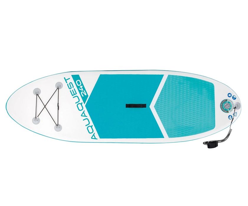 Надуваем Youth SUP борд с гребло INTEX Aqua Quest 240, 244 х 76 х 13 см