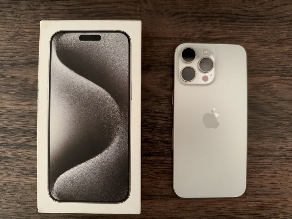 iPhone 15 Pro Max 256GB White Titanium | eSIM | Коробка