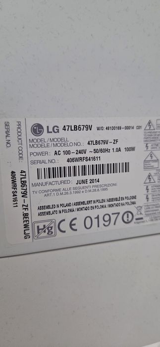 Телевизор LG 47LB679V