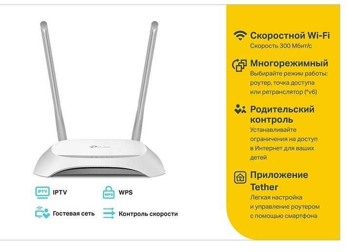 Маршрутизатор TP-Link TL-WR840N