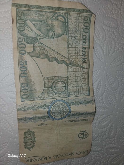 Banconota 500 lei vechi de colectie