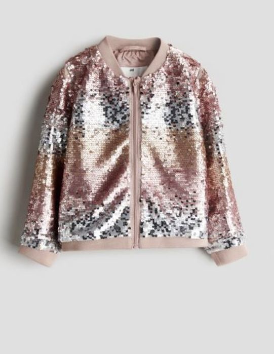 Яке бомбър HM с пайети 116см