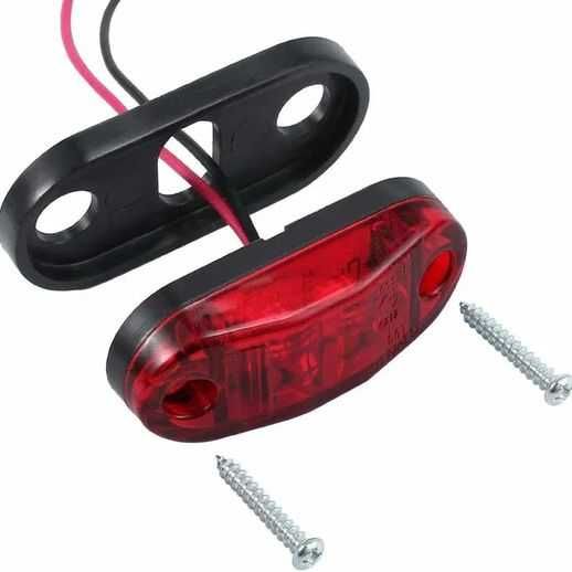 1бр. ЛЕД LED габарити с 2 SMD диода светлини 12-24V 3 цвята