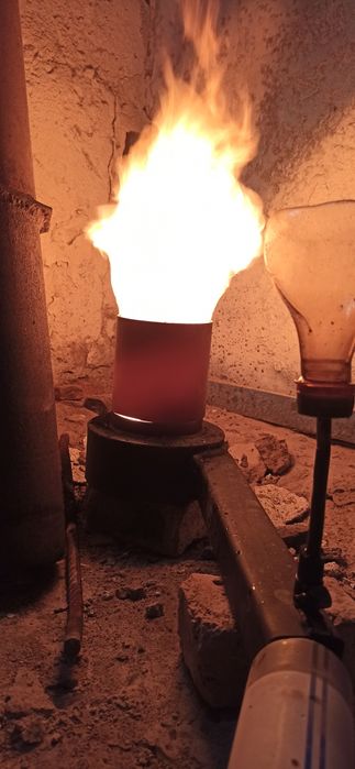 Горелка на отработке