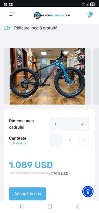 Fat bike Trek 5 2022