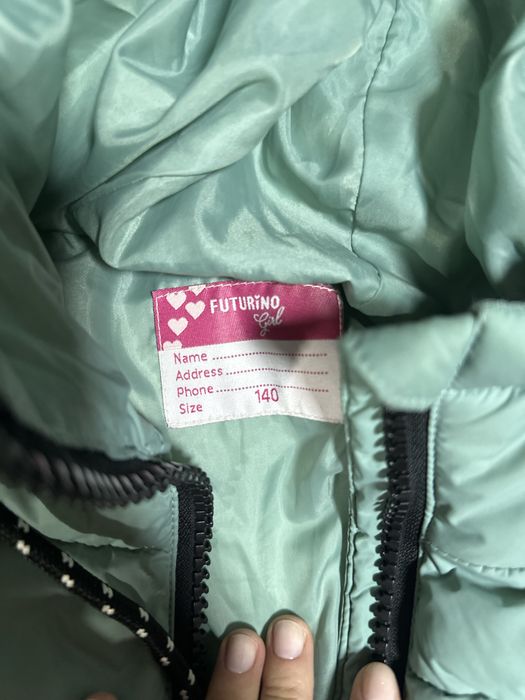 Куртка для девочки 7-9 лет