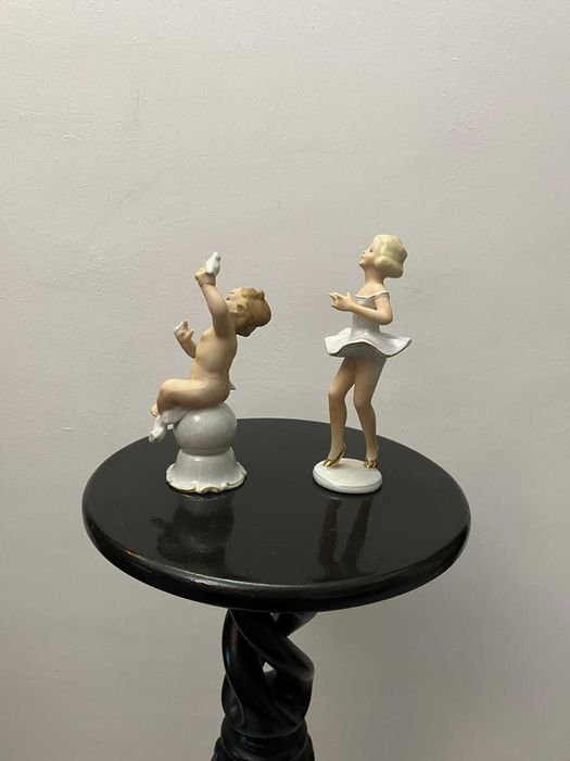 Set 2 bibelouri portelan Fasold & Stauch , Wallendorf bibelou statuete