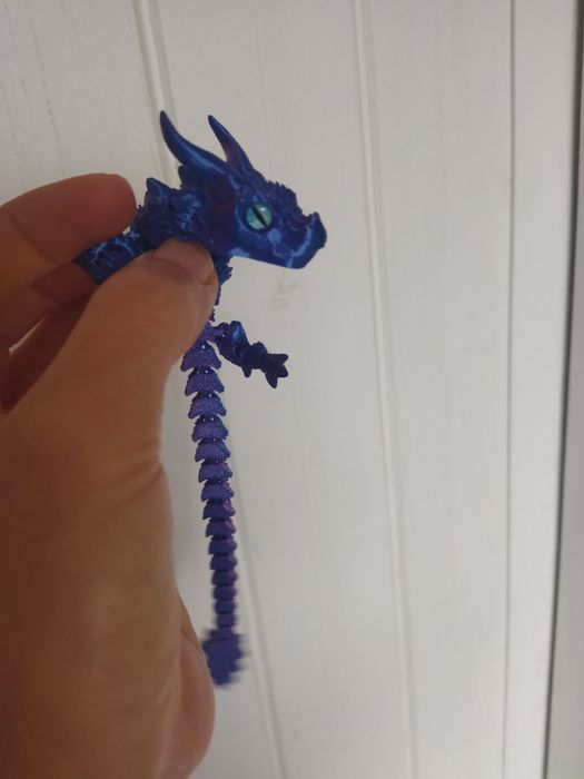 3D принтирано драконче играчка