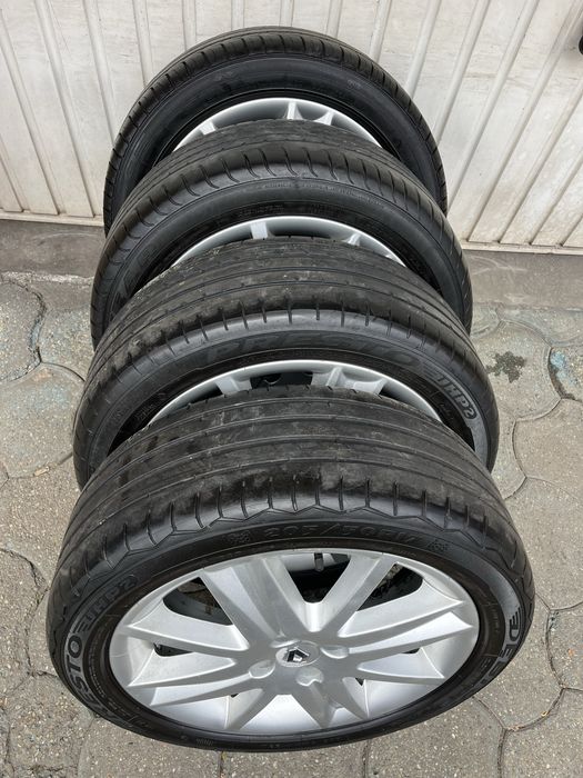 Jante aliaj 4x100mm, anvelope vara 205/50 R17, Renault Megane 2, Scenic, Dacia Logan, Sandero, Opel