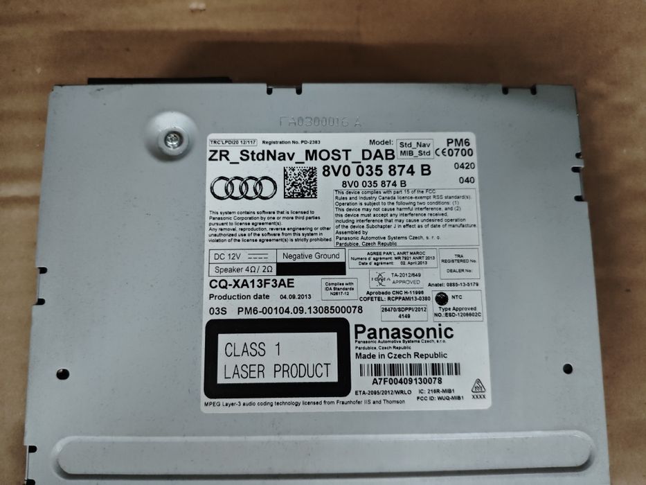 MMI/ Навигация,мултимедия за Audi 8V0 035 874 B