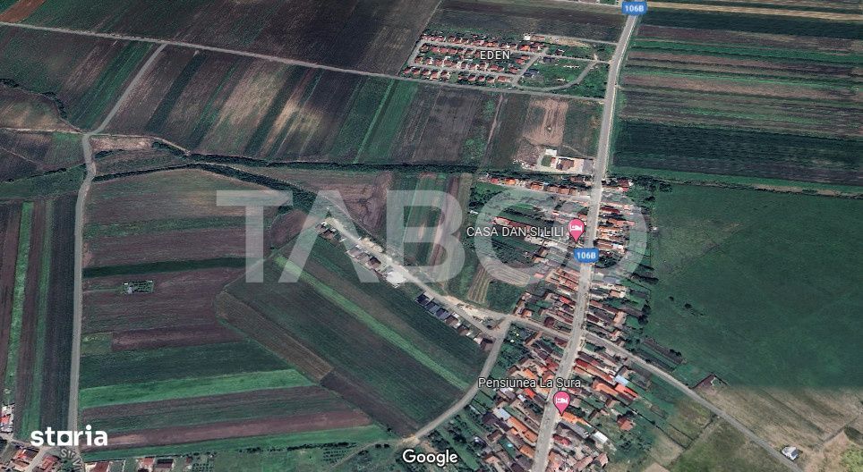 Teren de vanzare 10000 mp CF 107274 deschidere de 42 m in Sura Mica