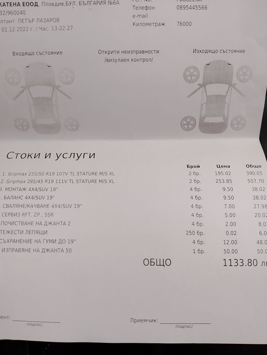 Bmw Х5,Х6 оригинални джанти с всесезонни гуми