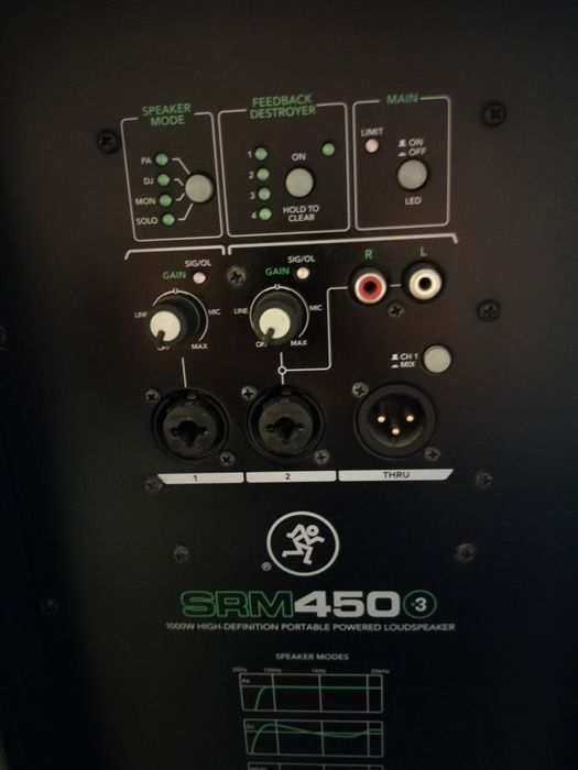 Boxa activa " Mackie Srm 450V3 " parțial Functionala.