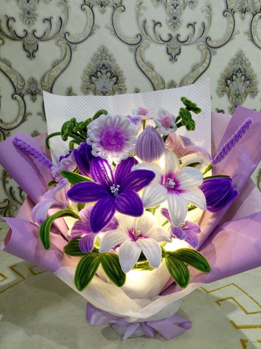 Qoʻlda yasalgan gullar