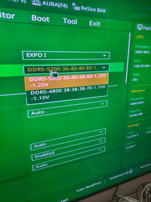 DDR5 RAM Kingston FURY Beast Black RGB 32GB 6000MT/s