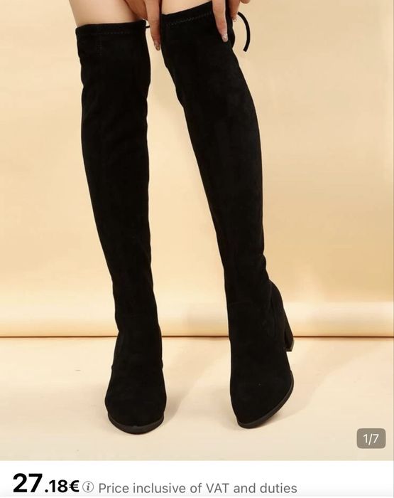 Shein чизми велур
