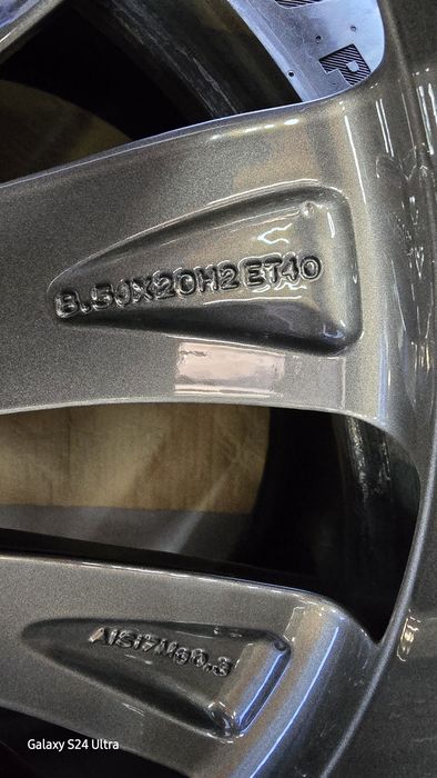 Jante noi originale Mercedes E class S class R20 in 2 latimi