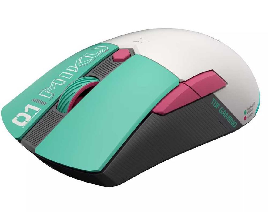 Mouse Gaming Wireless ASUS TUF Mini Hatsune Miku Edition, 12000 dpi