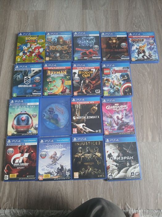 игры на пс4 на дисках