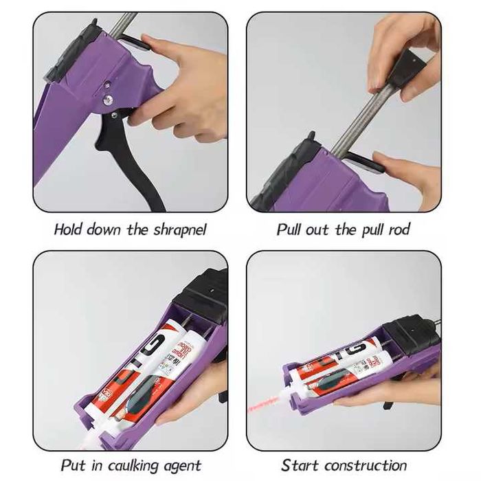 Универсальный пистолет для двухкомпонентное герметике и силикона