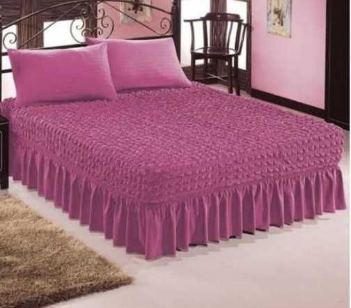 Husa pat dublu + 2 fete de perna,bumbac elasticizat