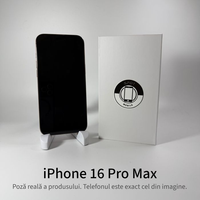 ispotmobile.ro  iPhone 16 Pro Max 256GB Garanție 2 ani