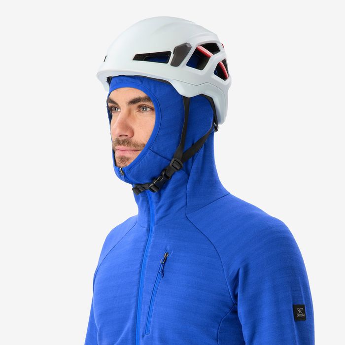 Pulover tehnic cu glugă din lână merinos - produs resigilat Decathlon