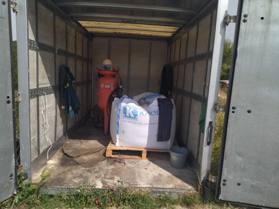 Мобилна индустриална пясъкоструйка, комплект