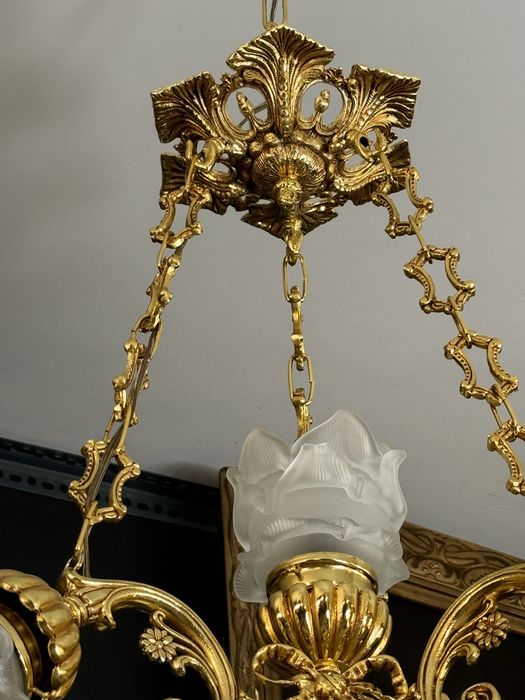 Candelabru din bronz masiv/