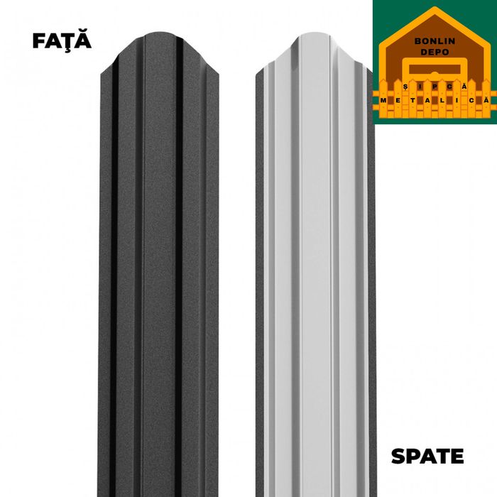 Gard din șipcă metalică – livrare în județul Alba