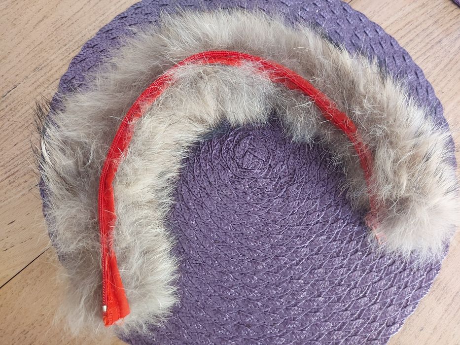 Яка пух, пухена яка за качулка, еко косъм, детска