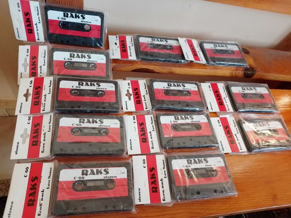 Аудиокасетки "С-60" "12бр х 0,40€" нови!+Доставка!