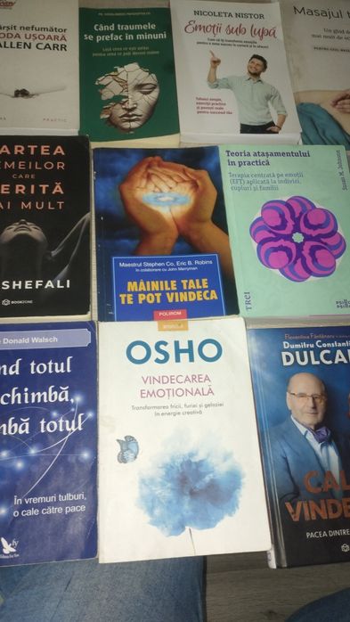 Vând cărți psihoterapie ,psihologie , spiritualitate, dezvoltare personala
