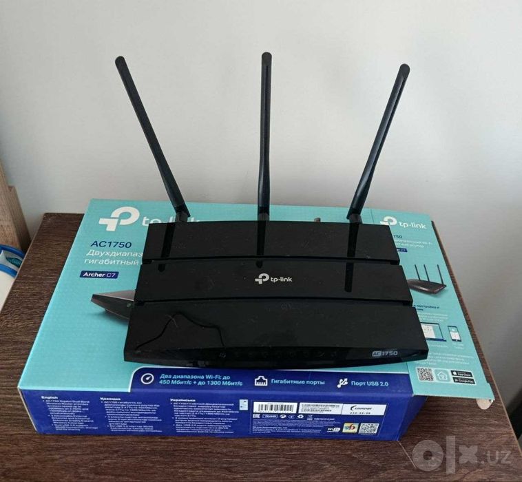 TP-link Archer C7   двухдиапазонный гигабитный маршрутизатор