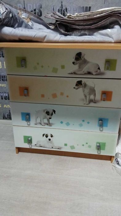 детская кроватка с матрасом